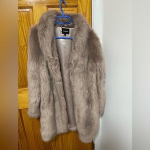Express faux fur jacket Size M